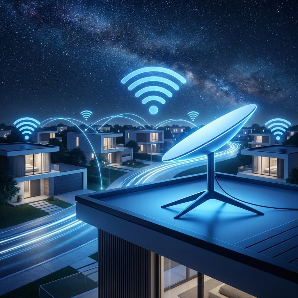 Starlink Connectivity Illustration